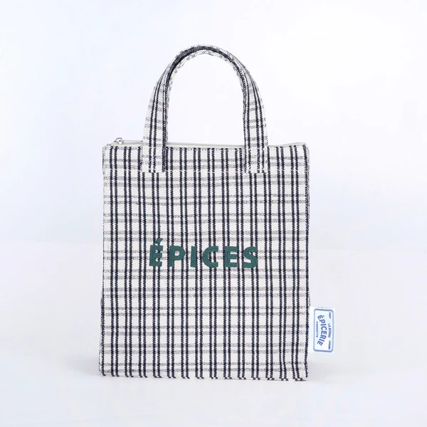 Finissage  フレンチエピスリーCOOLデイリートート チェック/BK02